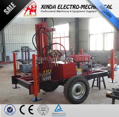 YZ50-150H हाइड्रोलिक डीजल वाटर वेल ड्रिलिंग मशीन वैकल्पिक पहिया/क्रॉलर चेसिस 210 मीटर गहरी बोरहोल ड्रिलिंग रिग मैक्स 400 मिमी व्यास चर गति पानी ड्रिलिंग उपकरण कृषि सिंचाई के लिए