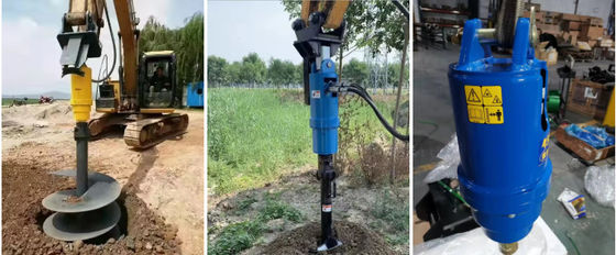 नए उत्खनन संलग्नक रोटरी ड्रिल ऑगर ड्रिल थोक उत्खनन बाजार के लिए मानक व्यास