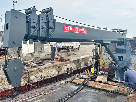 एक्सडीईएम बड़े टन हाइड्रोलिक दूरबीन हाथ डॉक क्रेन जहाज क्रेन निर्माता शिपयार्ड में भारी उठाने