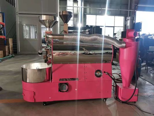 220V 3kg 6kg कॉफी रोस्टर मशीन डबल वॉल स्टेनलेस स्टील ड्रम निः शुल्क जोड़ें एयर गेज / ब्लूटूथ कनेक्ट करें कारीगर रिकॉर्ड वक्र