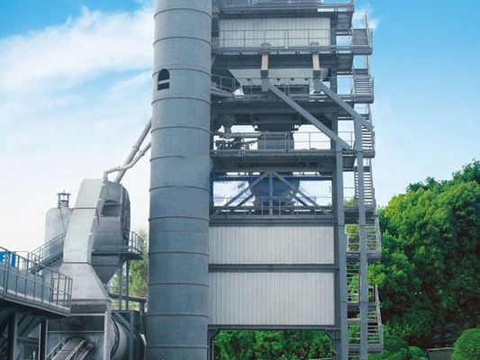 80t/H मोबाइल डामर बैचिंग प्लांट चीनी डामर मिक्सिंग प्लांट उच्च दक्षता