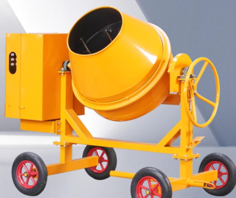350L डीजल पोर्टेबल कंक्रीट मिक्सर मशीन 14M3/H