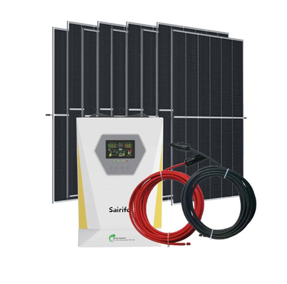 गैल्वेनाइज्ड फ्रेम पूर्ण सौर ऊर्जा प्रणाली 300W-20KW उच्च दक्षता 15%-22% घर और खेत ऊर्जा आपूर्ति के लिए ऑफ-ग्रिड फोटोवोल्टिक उपकरण