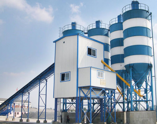 एक्सडीईएम स्थिर कंक्रीट मिश्रण बैच प्लांट एचजेडएस60 60एम3एच 110kw