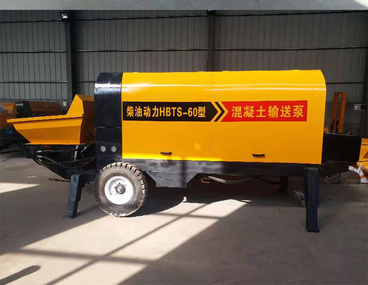 HBTS60 60M3/H कंक्रीट डिलीवरी पंप XDEM 60 क्यूबिक मीटर ड्रैग पंप 7200 Kg