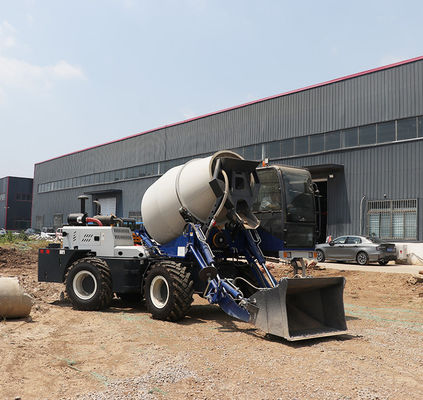 एक्सडीईएम 3.5m3 कंक्रीट ट्रक मिक्सर स्व-लोडिंग 85kw 7830x2680x4170mm 7800 Kg