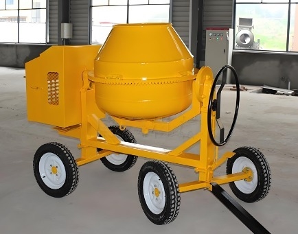 350L डीजल पोर्टेबल कंक्रीट मिक्सर मशीन 14M3/H