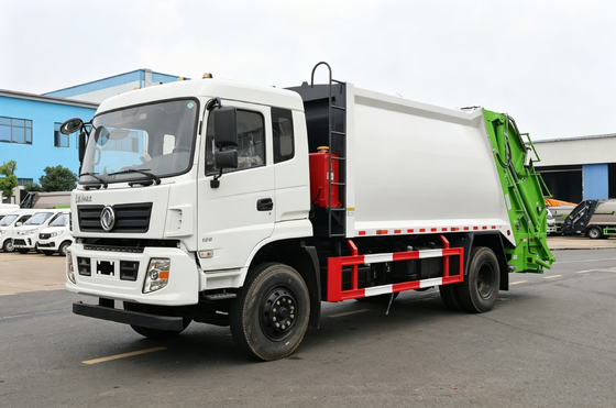12m³ XDEM Dongfeng D9 रियर लोडर कचरा कंपैक्टर ट्रक