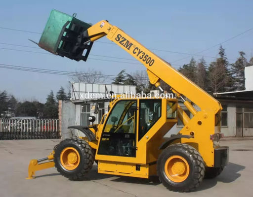 3 टन XDEM CY3500 7 m 14 m 17 m दूरबीन हैंडलर दूरबीन फोर्कलिफ्ट लोडर दूरबीन हैंडलर