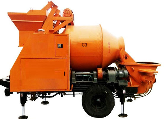 पोर्टेबल C3 8Mpa कंक्रीट मिक्सिंग पंप ट्रेलर माउंटेड