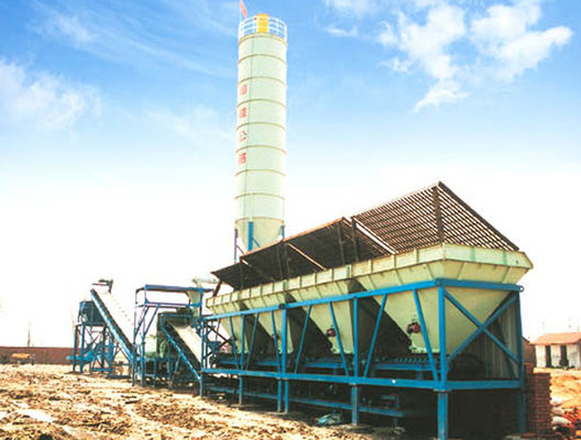 500t / H 144kw वेट बैच कंक्रीट प्लांट रोड कंस्ट्रक्शन मशीनरी