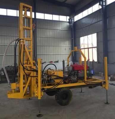 90r / मिनट 18.5kw अच्छी तरह से ड्रिलिंग मशीन ट्रेलर घुड़सवार