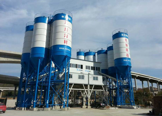 XDEM 1500L 90m3 / H स्माल पोर्टेबल कंक्रीट बैच प्लांट HZS90