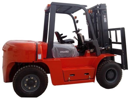 YTO 88.2kw 8ton लॉजिस्टिक्स मशीनरी डीजल पावर्ड फोर्कलिफ्ट
